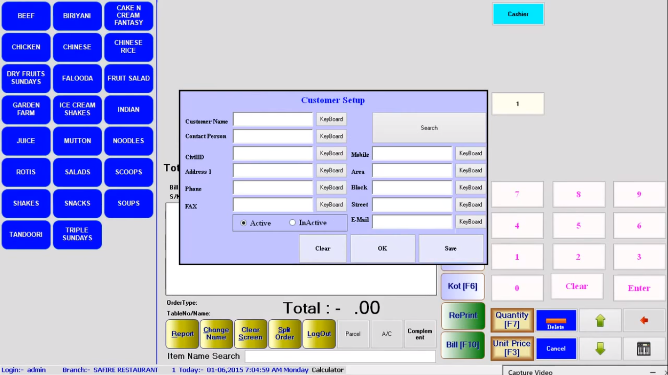 Resturant Mangement ERP & POS (Source Code) – Global IT Vision