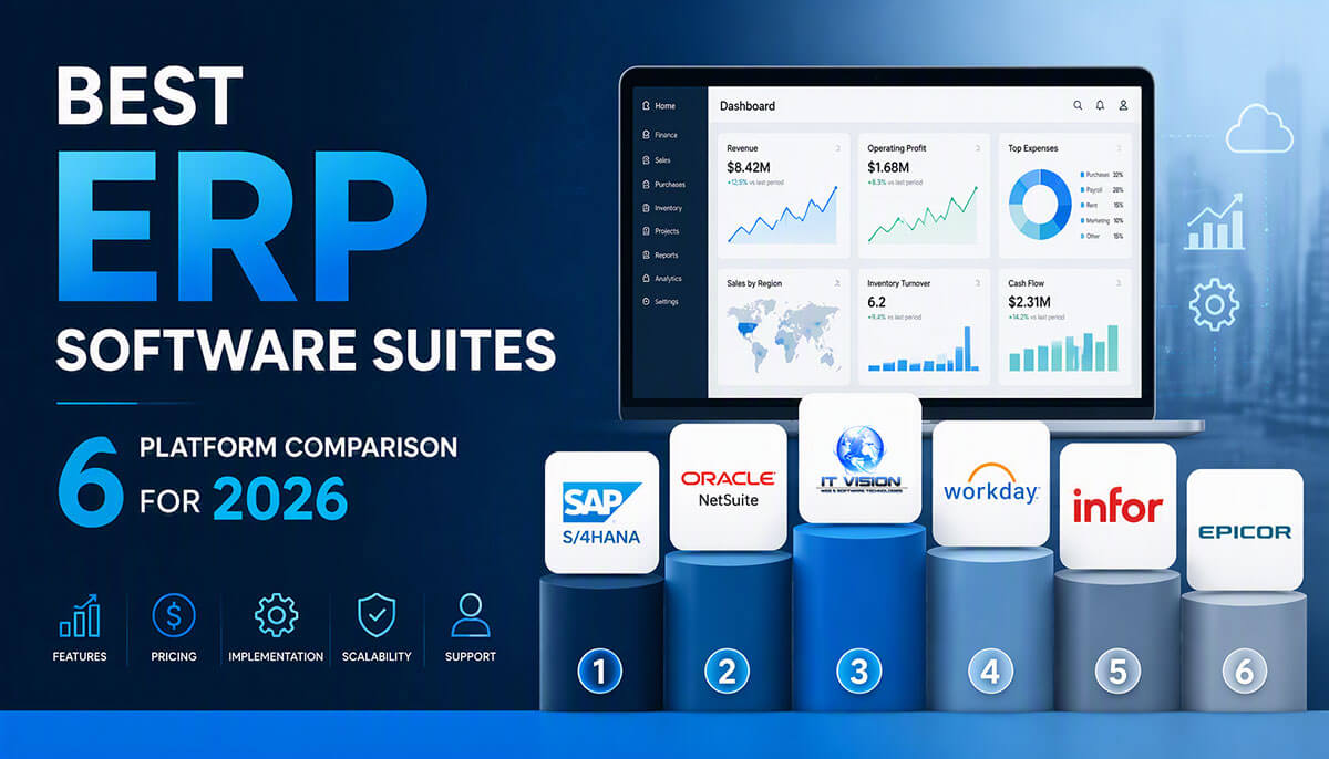 Best ERP Software Suites: 6 Platform Comparison for 2026